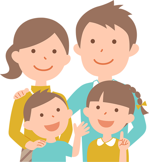 ここはれ家族イメージ